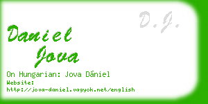 daniel jova business card
